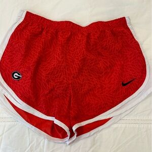 UNIVERSITY OF GEORGIA-NIKE Women’s Dri-FIT Tempo Brief-Lined Running Shorts